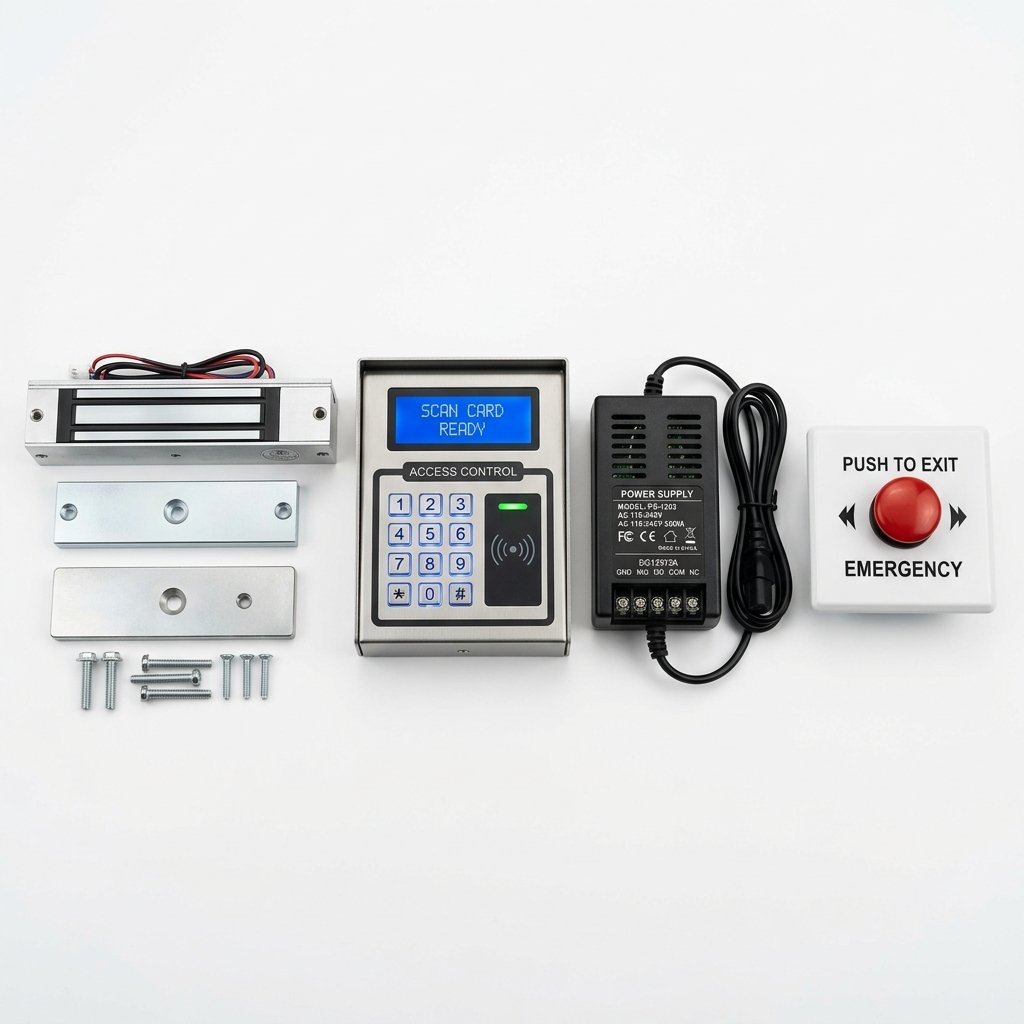 280kg Heavy-Duty EM Lock & RFID Access Kit